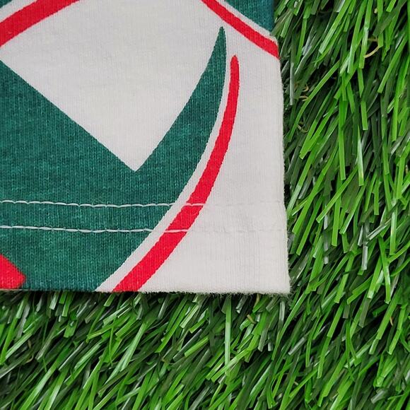 Vintage 90s Champion AOP Shirt Small 18x24 Script-Spellout - Picture 9 of 11